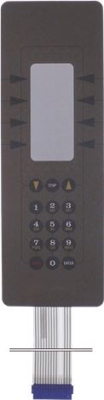 PUSH-BUTTON MEMBRANE 295x98 mm 