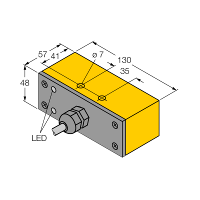 Датчик индуктивный Turck NI30-Q130-VN4X2 