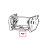 Upper Media Sensor (Gap Sensor Moveable) Zebra ZD620 Thermal Transfer