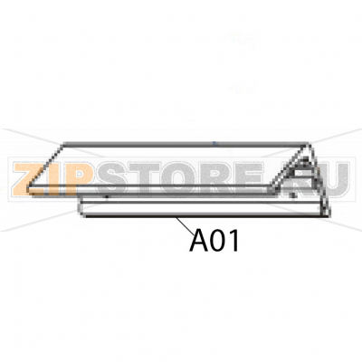 Mid bracket/top Godex EZ-2200 Mid bracket/top Godex EZ-2200Запчасть на деталировке под номером: A-01Название запчасти Godex на английском языке: Mid bracket/top EZ-2200.