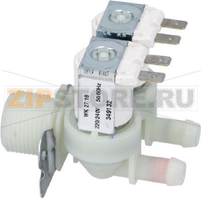 ЭЛЕКТРОМАГНИТНЫЙ КЛАПАН ELBI 349 2 ВЫХОДА 180° 