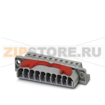 Вилочная часть Phoenix Contact HCC 4-M BK Тип подключения: Винтовые зажимы, Сечение: 0,2 мм² - 4 мм², AWG: 24 - 12, Ширина: 92 мм, Высота: 18 мм, Цвет: черный, Тип монтажа: Резьбовой монтаж.Минимальный заказ: 50 шт.Упаковка: 50 шт.