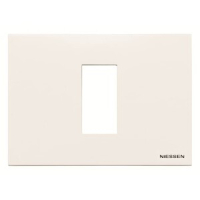 Рамка на 1 модуль, альпийский белый ABB 2CLA247100N1101