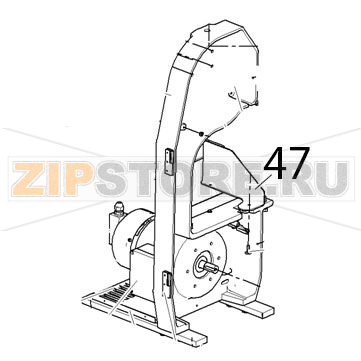 Limit board (welding stainless steel) Viatto HLS-1650A Limit board (welding stainless steel) Viatto HLS-1650AЗапчасть на деталировке под номером: 47