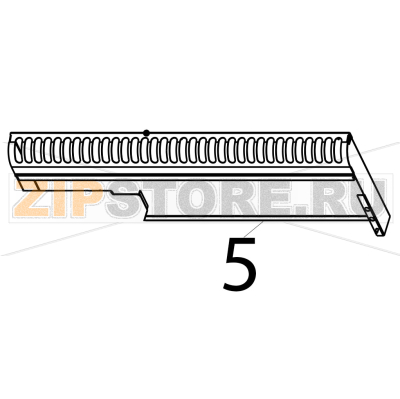 Flue 700, L7 Tecnoinox FR70E7 Flue 700, L7 Tecnoinox FR70E7Запчасть на деталировке под номером: 5