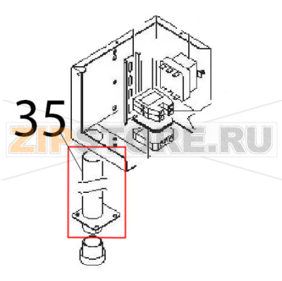 El. cables pipe Angelo Po 1G1PE2EV El. cables pipe Angelo Po 1G1PE2EVЗапчасть на деталировке под номером: 35