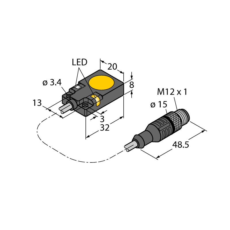Головка чтения/записи HF Turck TB-Q08-0.15-RS4.47T 