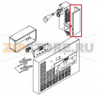 Panel-board cover Sagi KTIB2 Panel-board cover Sagi KTIB2Запчасть на 