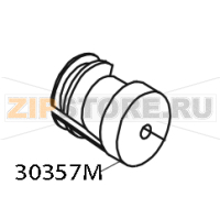 Assembly, stepper motor pulley (6 dots/mm and 12 dots/mm) Zebra 105SE