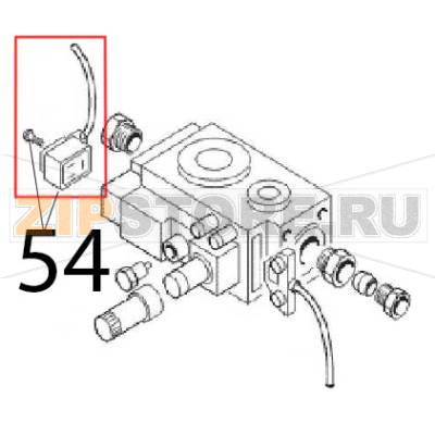 Connector cable gasket screw Angelo Po 0A1FR1G Connector cable gasket screw Angelo Po 0A1FR1GЗапчасть на деталировке под номером: 54