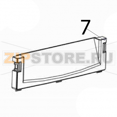 Bottom panel Godex G500 Bottom panel Godex G500Запчасть на деталировке под номером: 7Название запчасти Godex на английском языке: Bottom panel G500.