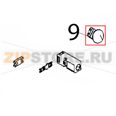 Emergency button Rollmatic CP 42 Emergency button Rollmatic CP 42Запчасть на деталировке под номером: 9