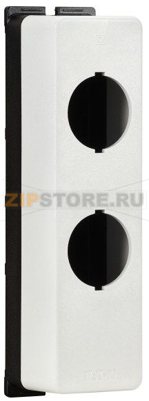 Корпус для поверхностного монтажа, пластик, с винтами, места установки 2, 2x30,5 Eaton M30-FI2 