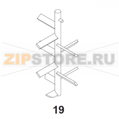 40L Powder Mixer SS Bear Varimixer AR40 VL-1S                                                                         40L Powder Mixer SS Bear Varimixer AR40 VL-1SЗапчасть на сборочном чертеже под номером: 19Название запчасти на датском&nbsp;языке: 40L Powder Mixer SS Bear Varimixer AR40 VL-1S