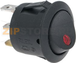 SWITCH 1-POLE BLACK 10A 125V 
