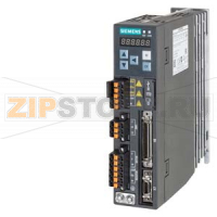 SINAMICS V90, с PROFINET Входное напряжение: 200-240 В 1/3-фазного переменного тока -15% / + 10% 3,0 / 1,8 Напряжение 45-66 Выход: 0 - Входное напряжение: 1.4 0-330 Гц Двигатель: 0,2 кВт Степень защиты: IP20 Размер A, 45x170x170 (ШхВхГ) Siemens 6SL3210-5F