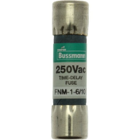 Предохранитель, 1.6 A, AC 250 В, 10x38 мм, UL, CSA, с задержкой Eaton BUSS MIDGET FUSE
