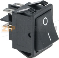 BIPOLAR SWITCH BLACK 16A 250V