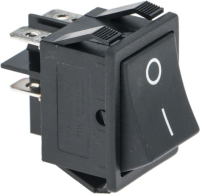 BIPOLAR SWITCH BLACK 16A 250V