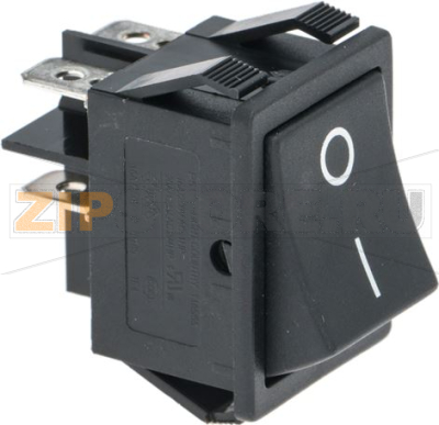 BIPOLAR SWITCH BLACK 16A 250V 