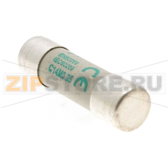 Предохранитель, 0.25 A, AC 690 В, 120 кА, 14x51 мм, aM, IEC Eaton Cylindrical FUSE 14x51 0.25A AM 