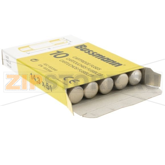 Предохранитель, 0.25 A, AC 690 В, 120 кА, 14x51 мм, aM, IEC Eaton Cylindrical FUSE 14x51 0.25A AM 