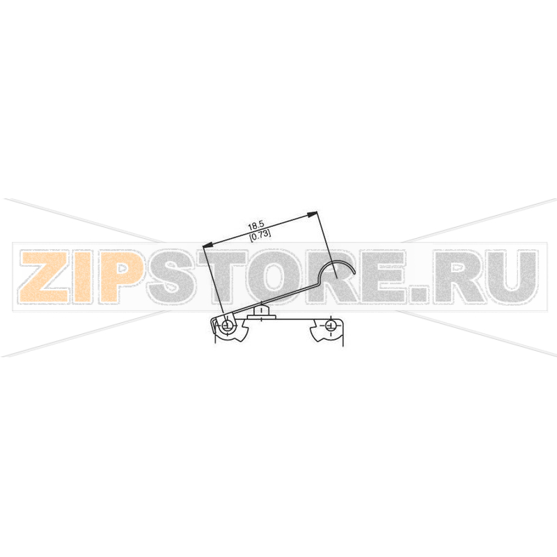 Микропереключатель 250 В/AC, 5 А, 1 x вкл/вкл, без фиксации, 1 шт Saia V4NST9YCUL 