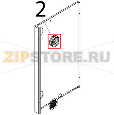 Ventilatore Angelo Po FX201G3 Ventilatore Angelo Po FX201G3Запчасть на деталировке под номером: 2