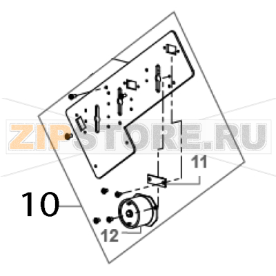 DC motor kit ass’y TSC TTP-368MT DC motor kit ass’y TSC TTP-368MTЗапчасть на деталировке под номером: 10