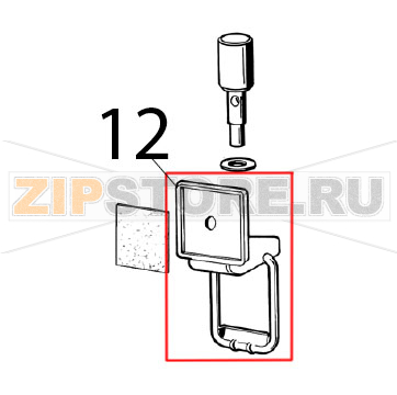 Push handle Ugolini Arctic Compact 8/4 Push handle Ugolini Arctic Compact 8/4Запчасть на деталировке под номером: 12