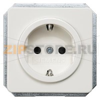 DELTA PROFIL ТИТАНОВО-БЕЛЫЙ РОЗЕТКА SCHUKO 10A DC/16А AC 250В С ЗАЩИТНЫМ КОНТАКТОМ, ЗАЩИТНЫМИ ШТОРКАМИ, С БЕЗРЕЗЬБОВЫМИ КОНТАКТНЫМИ ЗАЖИМАМИ ЭЛ.-МЕХАНИЧ. ЧАСТЬ Siemens 5UB1405