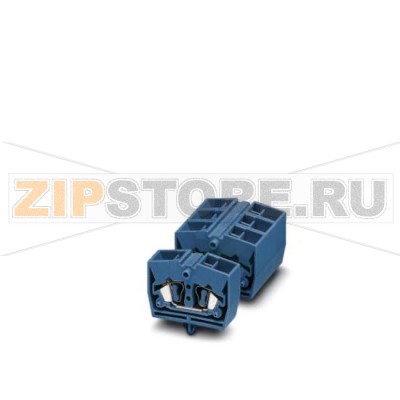 Проходные клеммы Phoenix Contact MZDB 1,5-RZ BU Тип подключения: Пружинный зажим, Полюсов: 1, Сечение: 0,14 мм² - 2,5 мм², AWG: 26 - 14, Ширина: 10,4 мм, Высота: 22 мм, Цвет: синий, Тип монтажа: Резьбовой монтаж.Минимальный заказ: 50 шт.Упаковка: 50 шт.