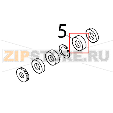 Подшипник 6204 2RS Fimar 12/TS Подшипник 6204 2RS Fimar 12/TSЗапчасть на деталировке под номером: 5