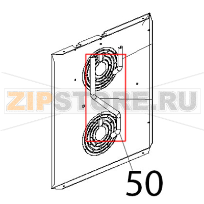 Tubo interno umidita DX D=16, SP=1, inox Unox XVC 504 Tubo interno umidita DX D=16, SP=1, inox Unox XVC 504Запчасть на деталировке под номером: 50