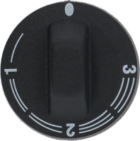 BLACK KNOB ø 40 mm 1-2-3