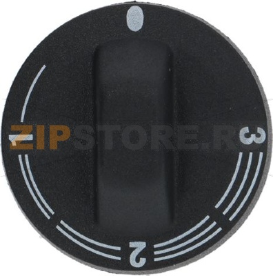 BLACK KNOB ø 40 mm 1-2-3 