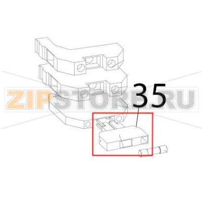 Porta fusibile Zanolli Citizen PW 6+6/MC Porta fusibile Zanolli Citizen PW 6+6/MCЗапчасть на деталировке под номером: 35