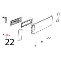 Calamita D=22.9 mm, per microporta Unox XVC 1005EP