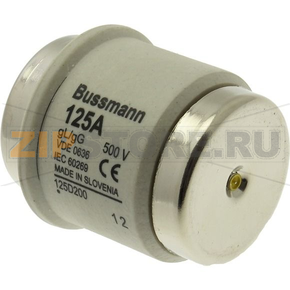 Предохранитель, 125 A, AC 500 В, 50 кА, D5, 56x46 мм, gL/gG, DIN, IEC с задержкой Eaton FUSE 125 