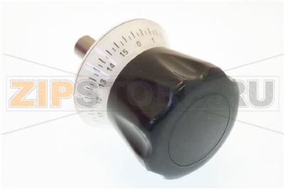 CLOCK KNOB BLACK ø 14x37 mm 