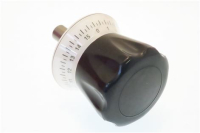 CLOCK KNOB BLACK ø 14x37 mm