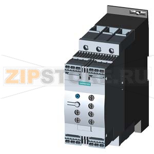 УСТРОЙСТВО ПЛАВНОГО ПУСКА SIRIUS, ТИПОРАЗМЕР S2, 63A, 30КВТ/400V, 40 ГРАД., НОМИНАЛЬНОЕ РАБОЧЕЕ НАПРЯЖЕНИЕ UE 200-480V AC, НОМИНАЛЬНОЕ НАПРЯЖЕНИЕ ЦЕПИ УПРАВЛЕНИЯ US 24V AC/DC, ПРУЖИННЫЕ КЛЕММЫ, ВХОД ДЛЯ ТЕРМИСТОРНОЙ ЗАЩИТЫ ЭЛЕКТРОДВИГАТЕЛЯ Siemens 3RW4037 