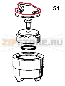 Ring Scotsman AF 80    Ring Scotsman AF 80Запчасть на сборочном чертеже под номером: 51Название запчасти Scotsman на немецком&nbsp;языке: Ring Scotsman AF 80