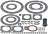 Set of gaskets for burner 30 40kW P3