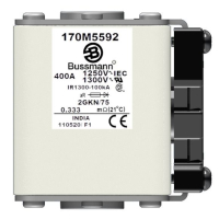 Предохранитель, 400 A, AC 1250 В, 100 кА, size 2, 61x77x75 мм, aR, IEC UL Eaton FUSE 400A 1250