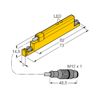 Датчик линейного перемещения с аналоговым выходом Turck WIM45-UNTL-LIU5X2-0.3-RS4