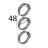 Resistenza circ. D=230, 5 spire Unox XBC 804