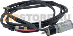 DC motor with gear for cleaning system, 