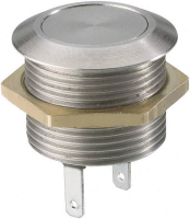 Кнопка антивандальная 12 В/DC, 0.005 A, 1 x выкл/вкл, без фиксации, 1 шт TRU Components MSW1801