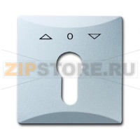 Накладка с поворотной ручкой, серебристый алюминий ABB 2CKA001710A3804